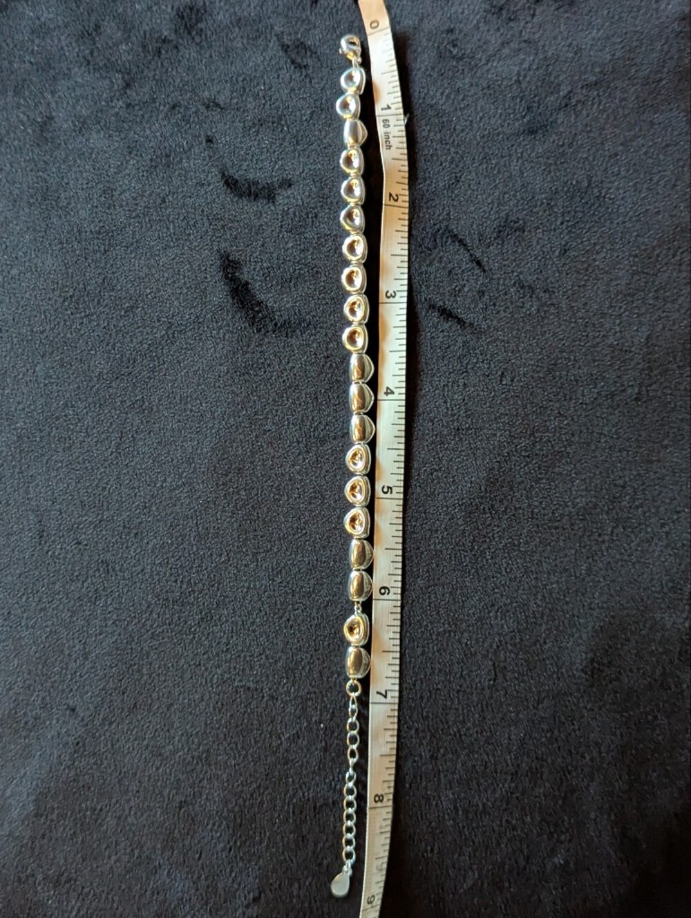 925 Sterling Silver Solid Beaded Bracelet Elegant Classic Minimalist Modern Glam - Picture 6 of 8